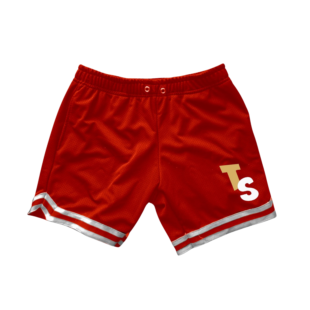 TrainSmoke - TS Mesh Shorts - Red